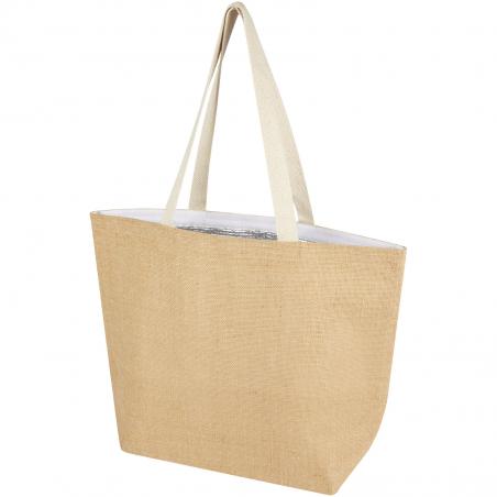 Juta 300 g/m² jute cooler tote bag 12l 