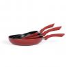 Set of 2 stone-finish frypans MEN124