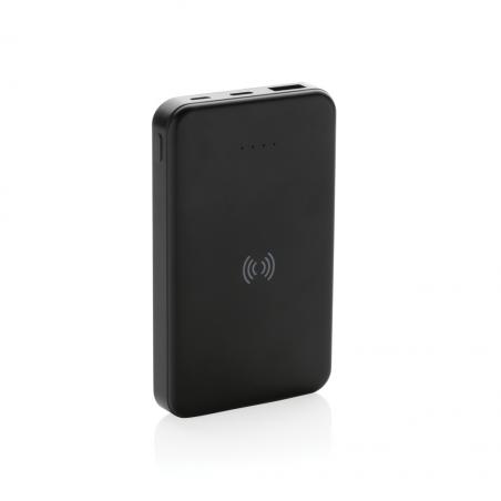 Powerbank wireless 5W da 5.000 mAh in plastica riciclata RCS