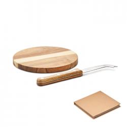 Acacia cheese board set Ostur