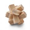 Puzzle bambu forma de estrela Cubenats