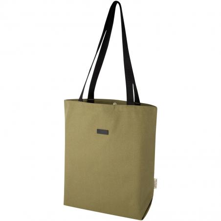 Tote bag versatile in canvas riciclato certificato GRS joey - 14 L 