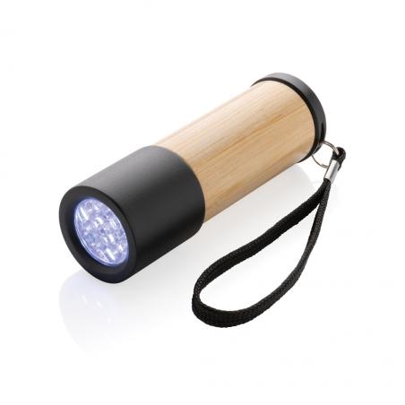 Lampe torche en bambou et plastique recyclé RCS