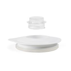 Lid with measuring cap for...