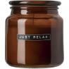 Wellmark Let's get cozy 650 g scented candle - cedar wood fragrance 