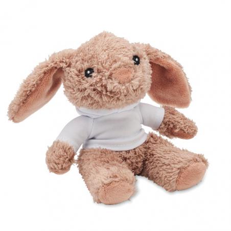 Peluche coniglietto con felpa Bunny