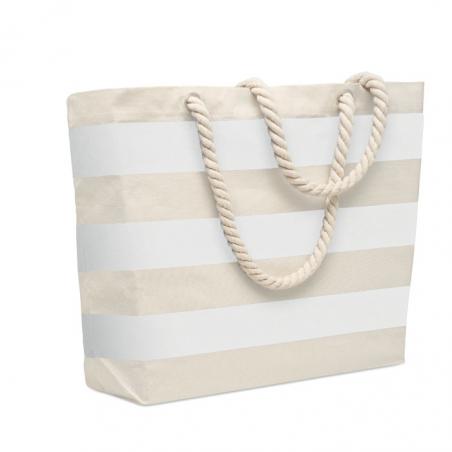 Cotton beach bag 220 gr m² Heaven stripe