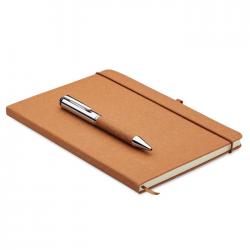 Recycled leather notebook...