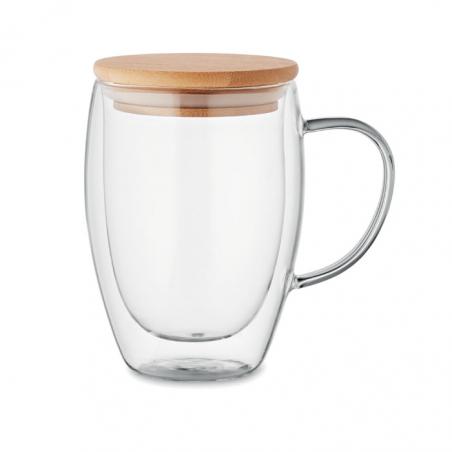 Mug en verre double paroi 350ml Tirol