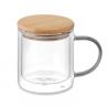 Mug en verre double paroi 300ml Farbi