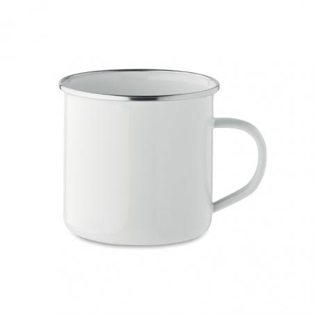 Enamel sublimation mug 500ml Plateado l