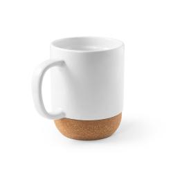 Ceramic mug with cork base...