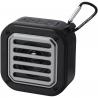 Speaker bluetooth® ipx5 a ricarica solare in plastica riciclata RCS da 3 W con moschettone solo 