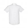 Camisa oxford de manga curta para homem. Cor branca. Branco Thc london wh