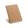 A6 cork notepad with ivorycolored plain sheets Adams a6