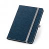A5 notebook in denim fabric with lined pages Denim