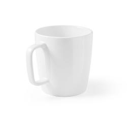 Ceramic mug 450 ml Dhoni white
