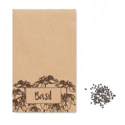 Basil seeds in craft...