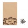 Basil seeds in craft envelope Basilop