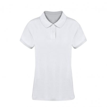 Polo donna bianco Koupan