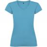 T-shirt victoria à col en V et manches courtes pour femme 