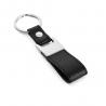 Keyring in metal and imitation leather Blackwall