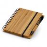 A5 spiral notebook in bamboo with recycled paper Dickens a5