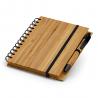 B6 spiral notebook in bamboo with recycled paper Dickens a5