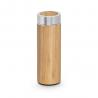 Bamboo and stainless steel thermos 430 ml Naturel