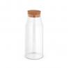 Borosilicate glass bottle with cork lid 800 ml Jasmin 800
