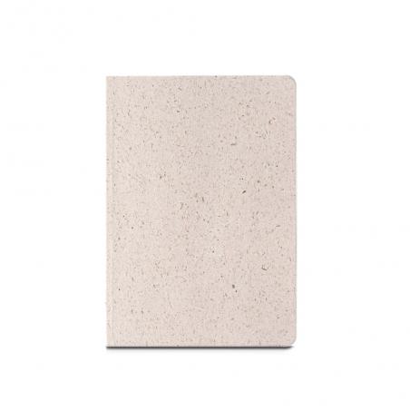 Block notes a5 con copertina semirigida fabbricata tramite materia organica degli elefanti 95% Organic semirigid