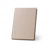A5 notepad with hard cover made from tea leafs waste 65% Teapad rigid