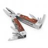 Folding pliers with multifunction tools in stainless steel and wood Magnum