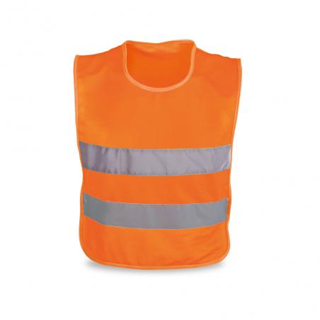 100% polyester reflective kids’ vests Mike