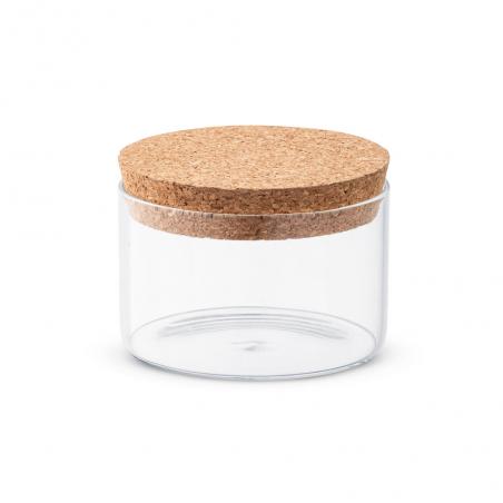 Borosilicate glass canister with bamboo lid 380 ml Spice 380