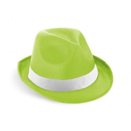 Cappello in pp con nastro in poliestere bianco Manolo poli