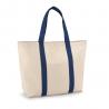 100% cotton canvas bag with front and inside pocket 280 gm² Ville