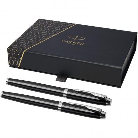 Parker set penna roller e penna stilografica IM 