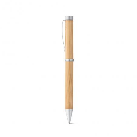 Bamboo ball pen with twist mechanism and metal clip Lake