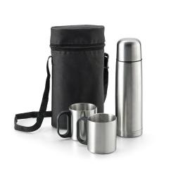 Stainless steel thermos and...