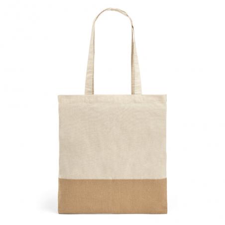 100% cotton bag 160 gm² with imitation jute details Mercat