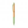 Bamboo ball pen with nonslip clip Kuma