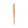 Bamboo ball pen with nonslip clip Kuma