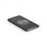 Aluminium portable battery and wireless charger 4000 mah Cassini