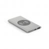 Aluminium portable battery and wireless charger 4000 mah Cassini