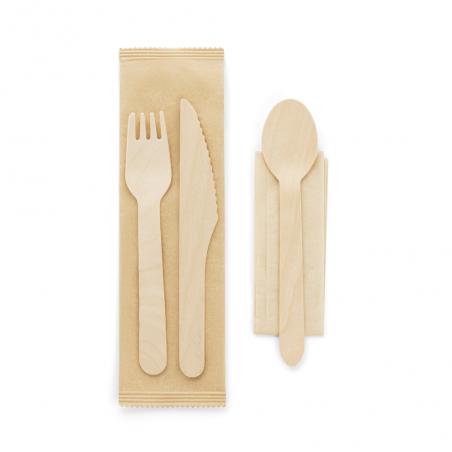 Wooden cutlery set Suya