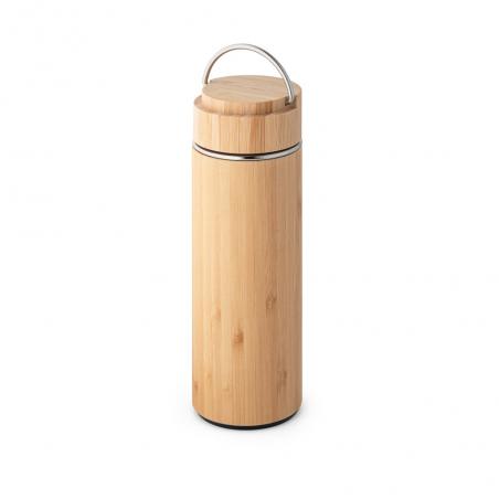 Bamboo and stainless steel thermos 440 ml Sow