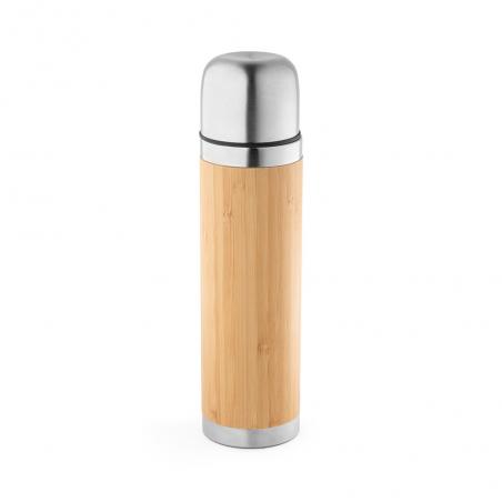 Bamboo and stainless steel thermos 450 ml Ceylon