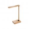 Bamboo folding table lamp with wireless charger Morey