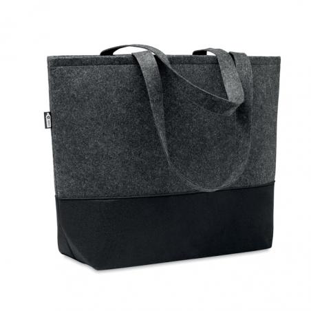 Sac shopping en feutre rpet Duo indico